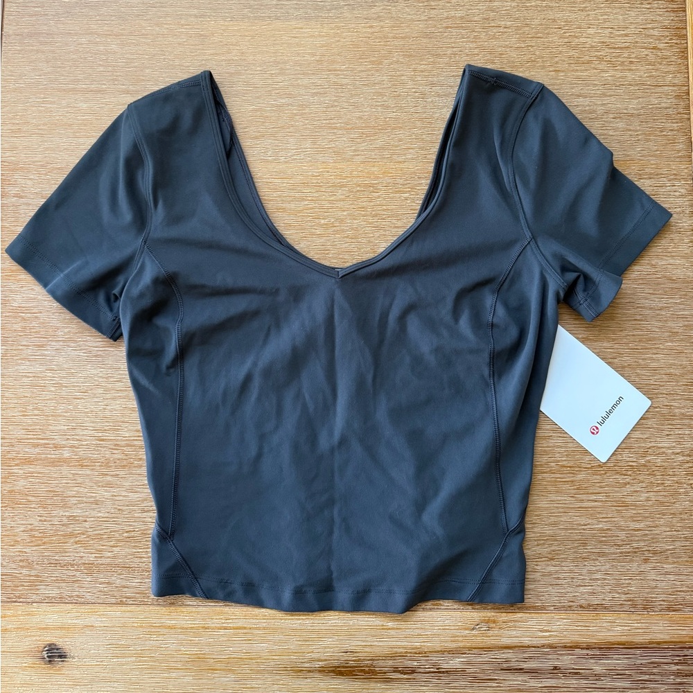 Lululemon Dark Grey Align Tee NWT